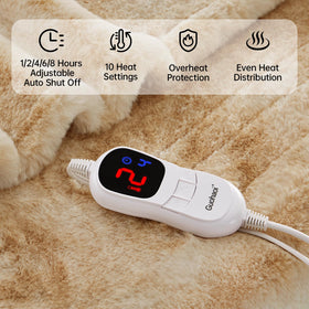 Guohaoi heated blanket auto-off feature promotes safe, energy-efficient use.