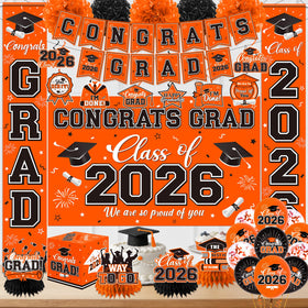 Gupesxu Class of 2026 backdrop elevates indoor or outdoor graduation celebrations.