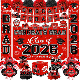 Gupesxu congrats grad banner for Class of 2026 graduation setup