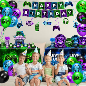 Gupesxu game themed banner decor enhances the party atmosphere