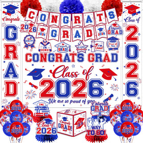 Gupesxu graduation decoration set backdrop for a vibrant photo wall.