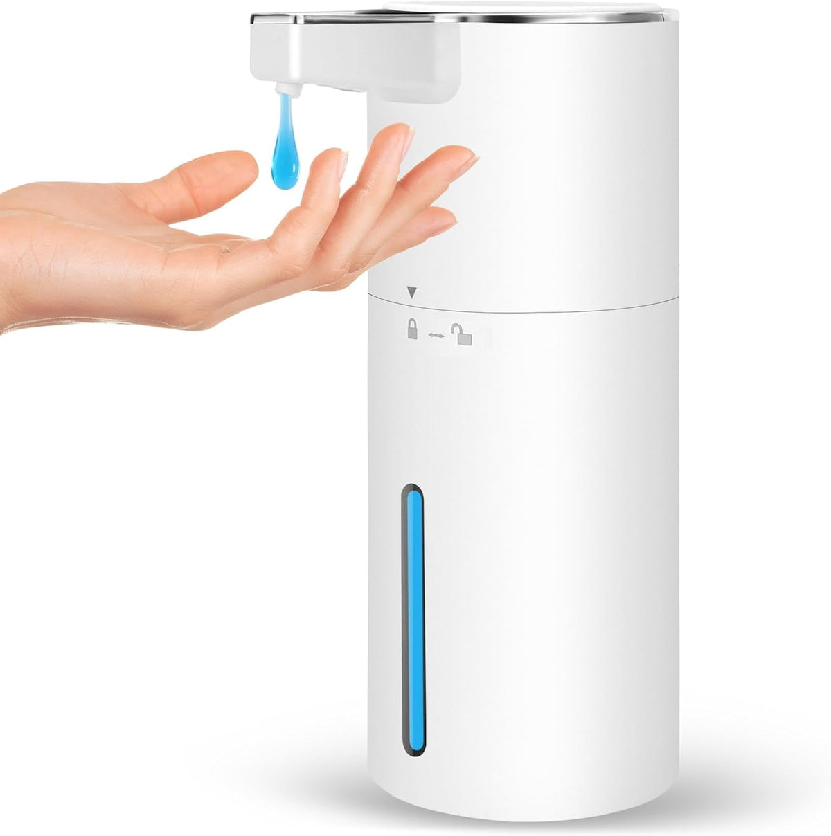 GURITHE automatic soap dispenser wall mount with touchless operation for convenience