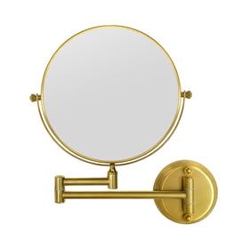 GURUN 8-inch wall-mounted makeup mirror with 10x magnification for precision grooming
