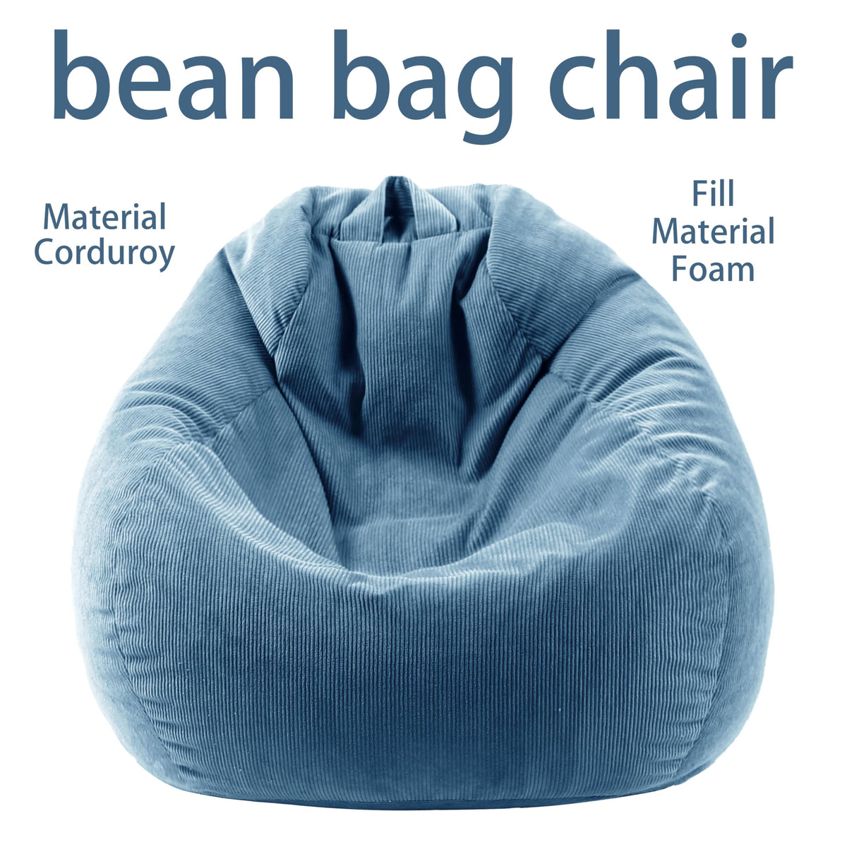 Gurxien kids bean bag in dorm room for study breaks.