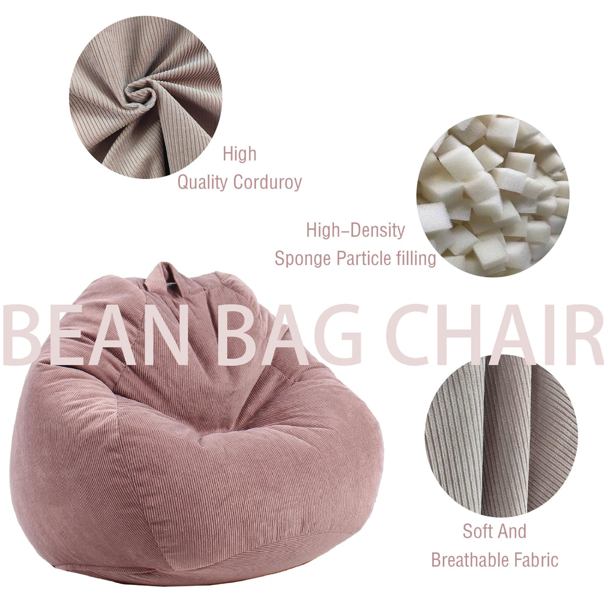 Gurxien bean bag box packaging shows compact shipping.