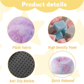 Gurxien memory foam filling delivers lasting comfort for reading, gaming, and relaxing.
