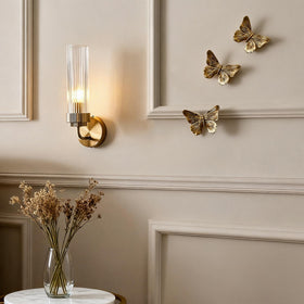 GUSFREUD event ambiance: butterfly wall decor enhances venue
