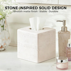 GUSFREUD tissue box cover suitable for bathrooms, bedrooms, and living areas.