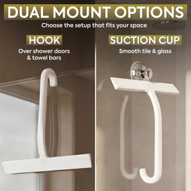 GÜTEWERK squeegee usable on glass doors, tile walls, and mirrors