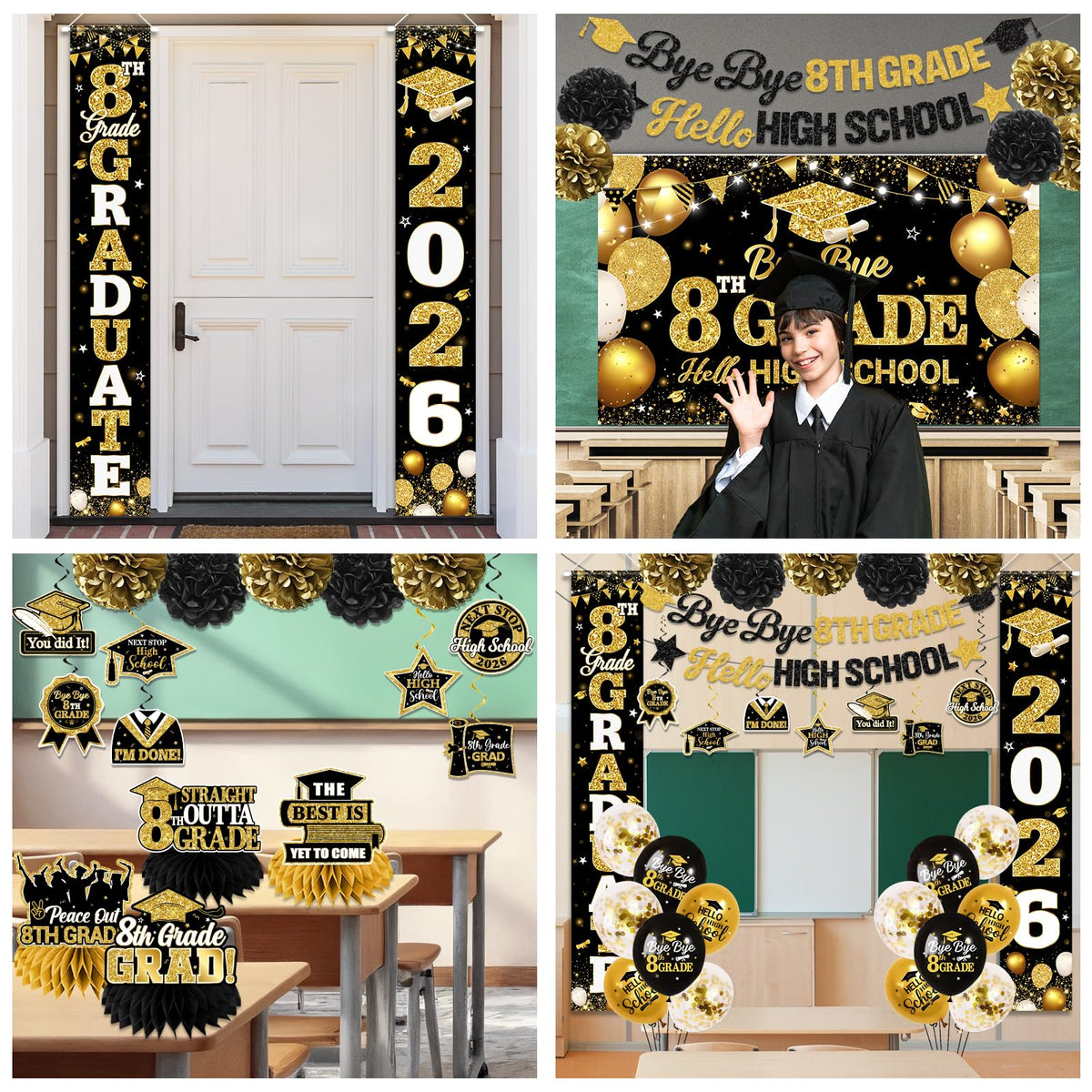 Guzbewu ceiling decorations bring height and shine to celebrations.