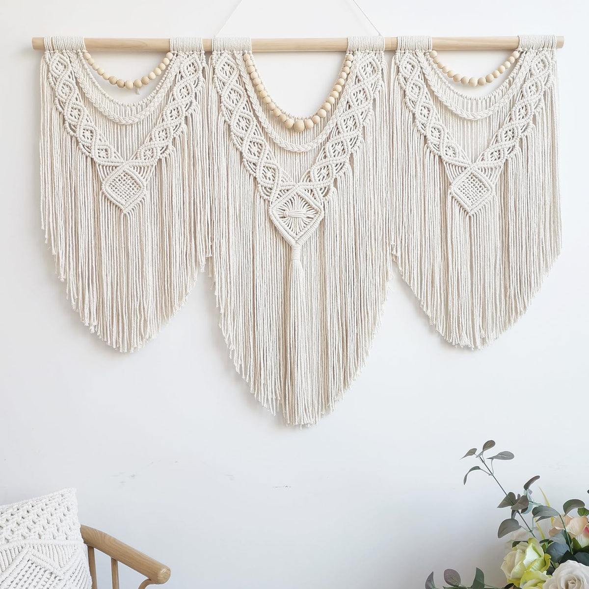 Guzhiou natural rope macrame material shows eco friendly craft appeal.