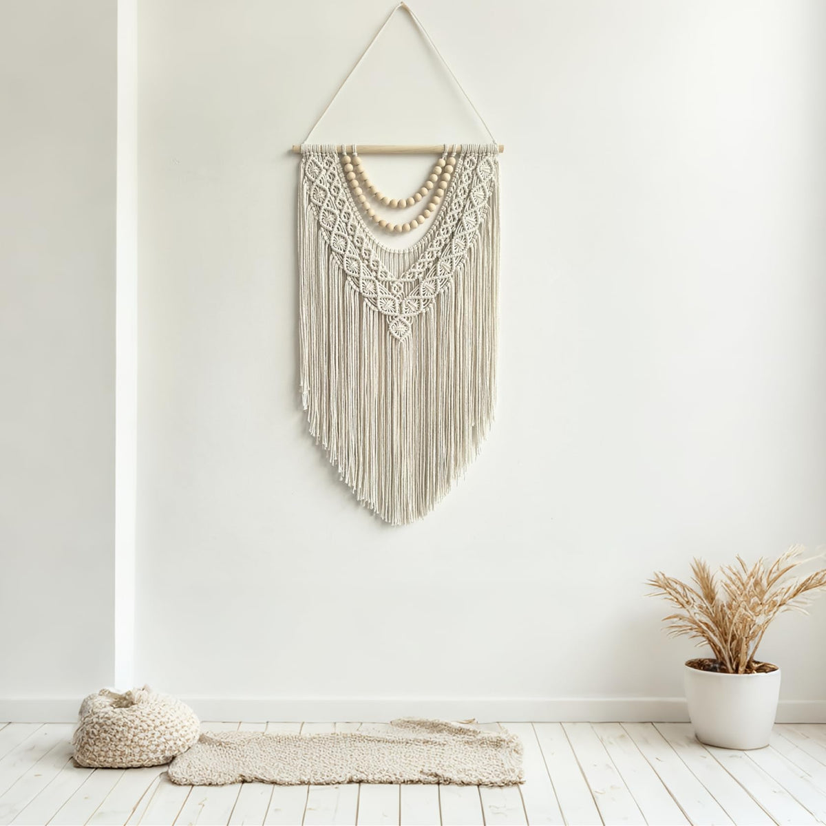Guzhiou nursery wall art in soft tones creates calming accents