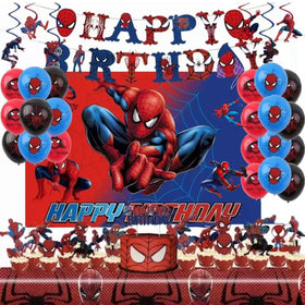 GVIOOEI spider birthday banner brightens party decor