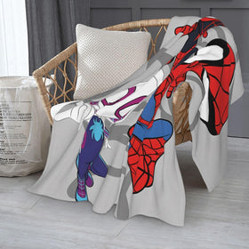 GVIOOEI Spider Blanket draped over sofa for relaxed naps