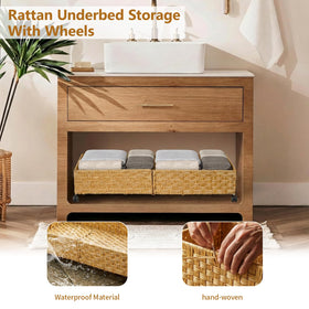 Gvztxoe breathable rattan design promotes air circulation and garment freshness.