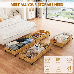 Gvztxoe versatile storage bin serves as closet, shelf organizer, or living room basket.