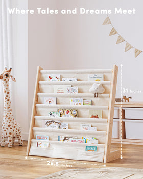 G&W Gruwald Kids Bookshelf front-facing display for easy browsing.