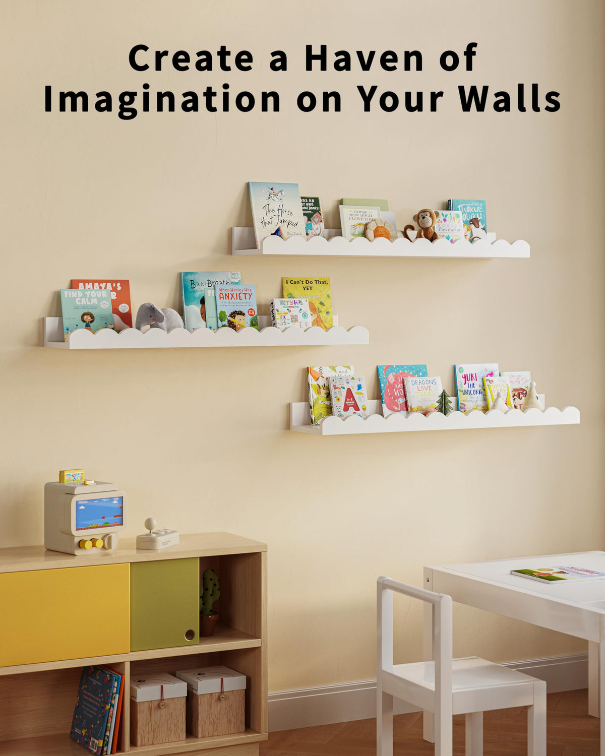 G&W Gruwald neutral decor fits modern and classic nursery themes.