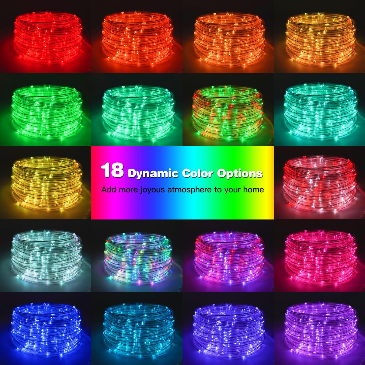Gwvoxm remote-control and wired controls offer easy color and mode changes.
