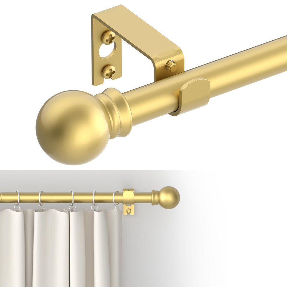 GXOACKJ curtain rods 66-120 inch assembly for easy setup and sturdy support