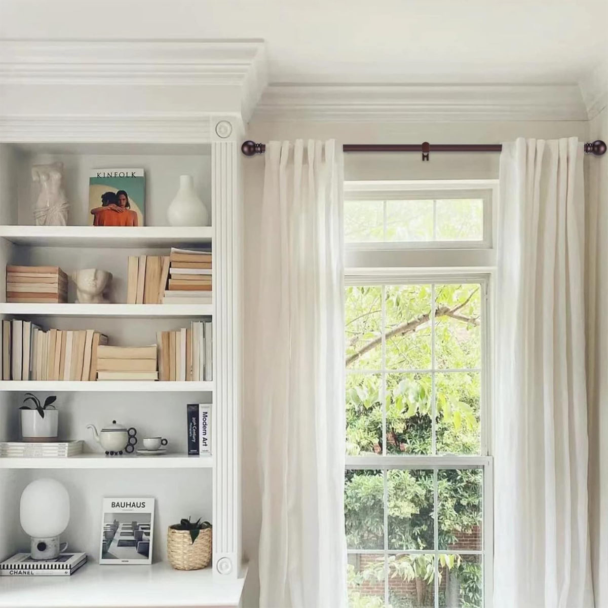 GXOACKJ rustic brown finish enhances modern home décor