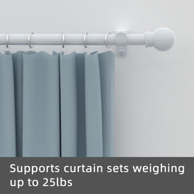 GXOACKJ telescoping curtain rod demonstrates adjustable length for various windows