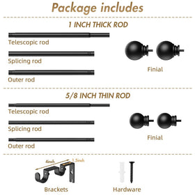 Two-layer light-blocking GXOACKJ rod design for effective control