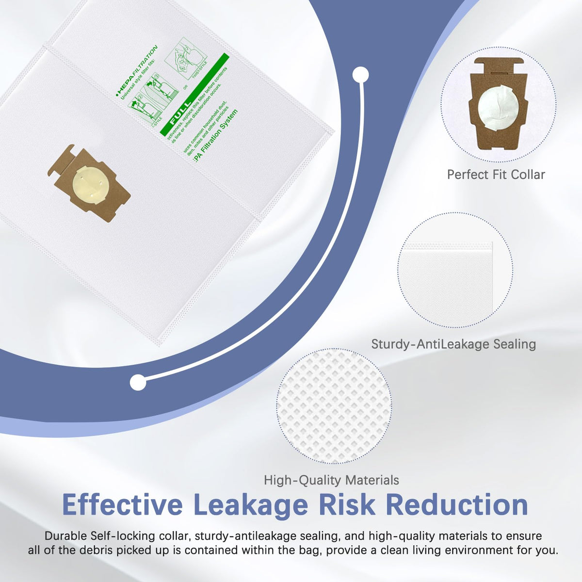 Gygbvo bags feature durable multi-layer construction for filtration