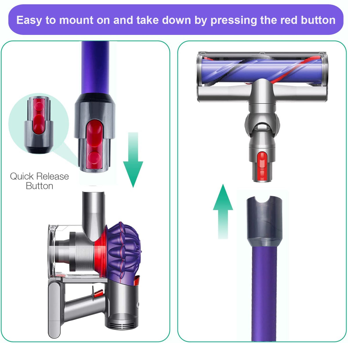 Durable ABS aluminum extension wand improves lasting performance