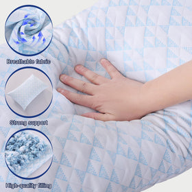 GYlongFA hotel-quality support provides firm, lasting neck alignment