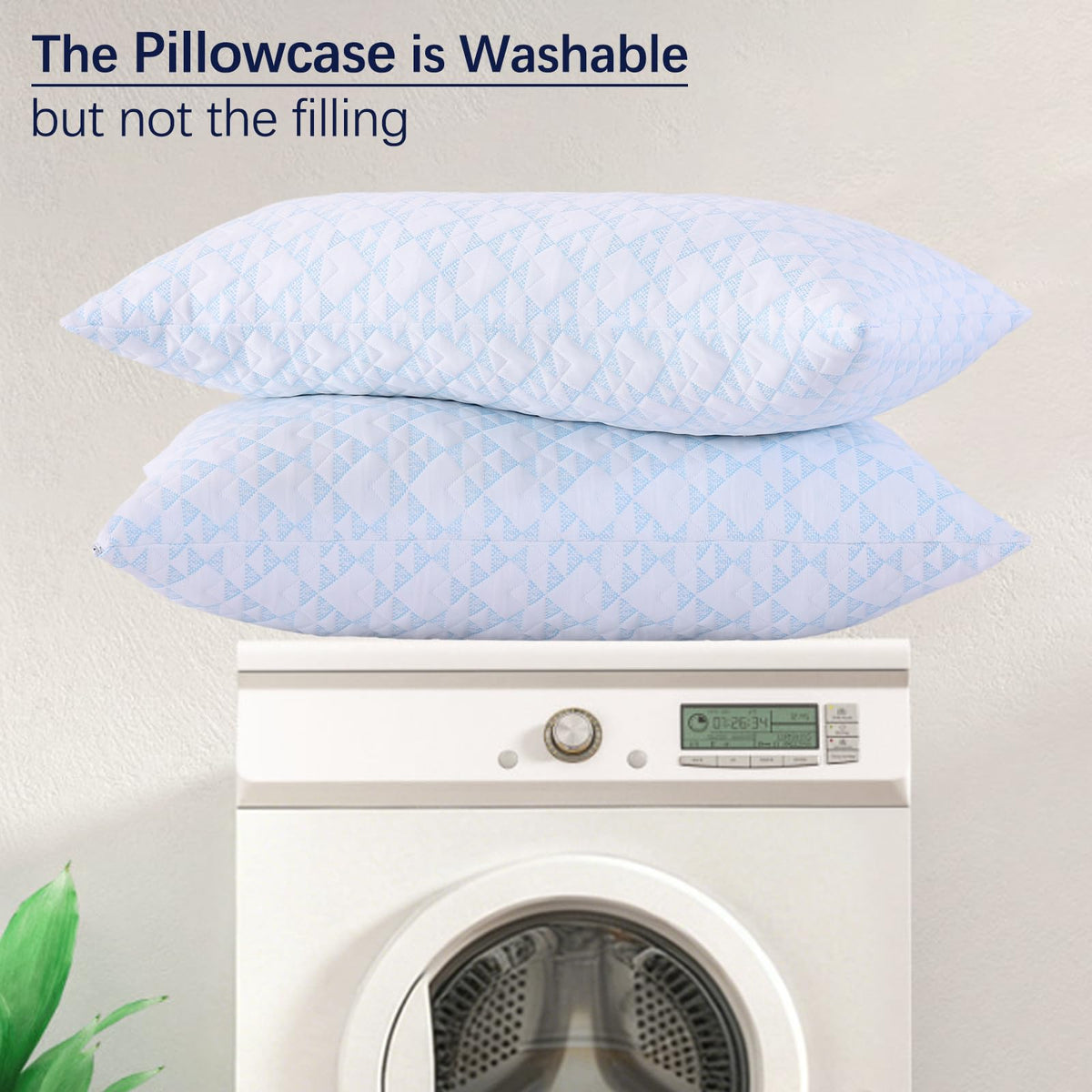 GYlongFA queen size pillow pair easy to unbox and expand