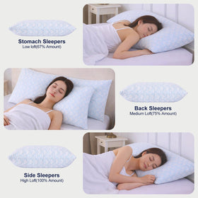 GYlongFA breathable pillow top promotes airflow for cooler nights
