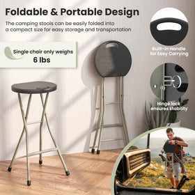 GYMAX no-installation-needed design lets you sit quickly right from box