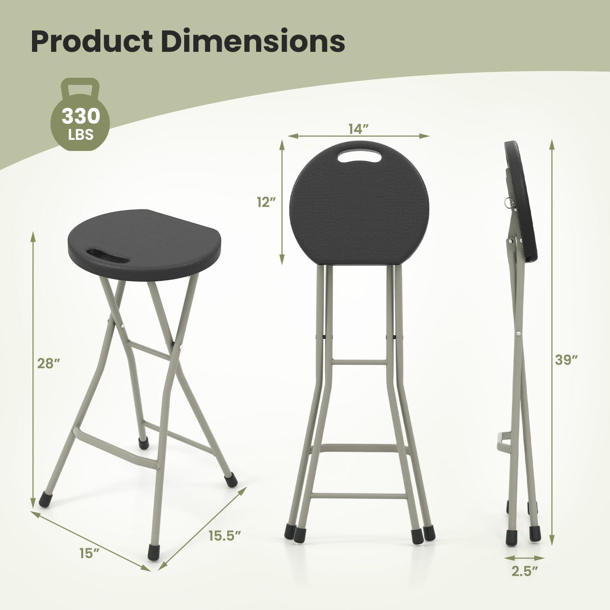 GYMAX waterproof seat is easy to clean after outdoor use