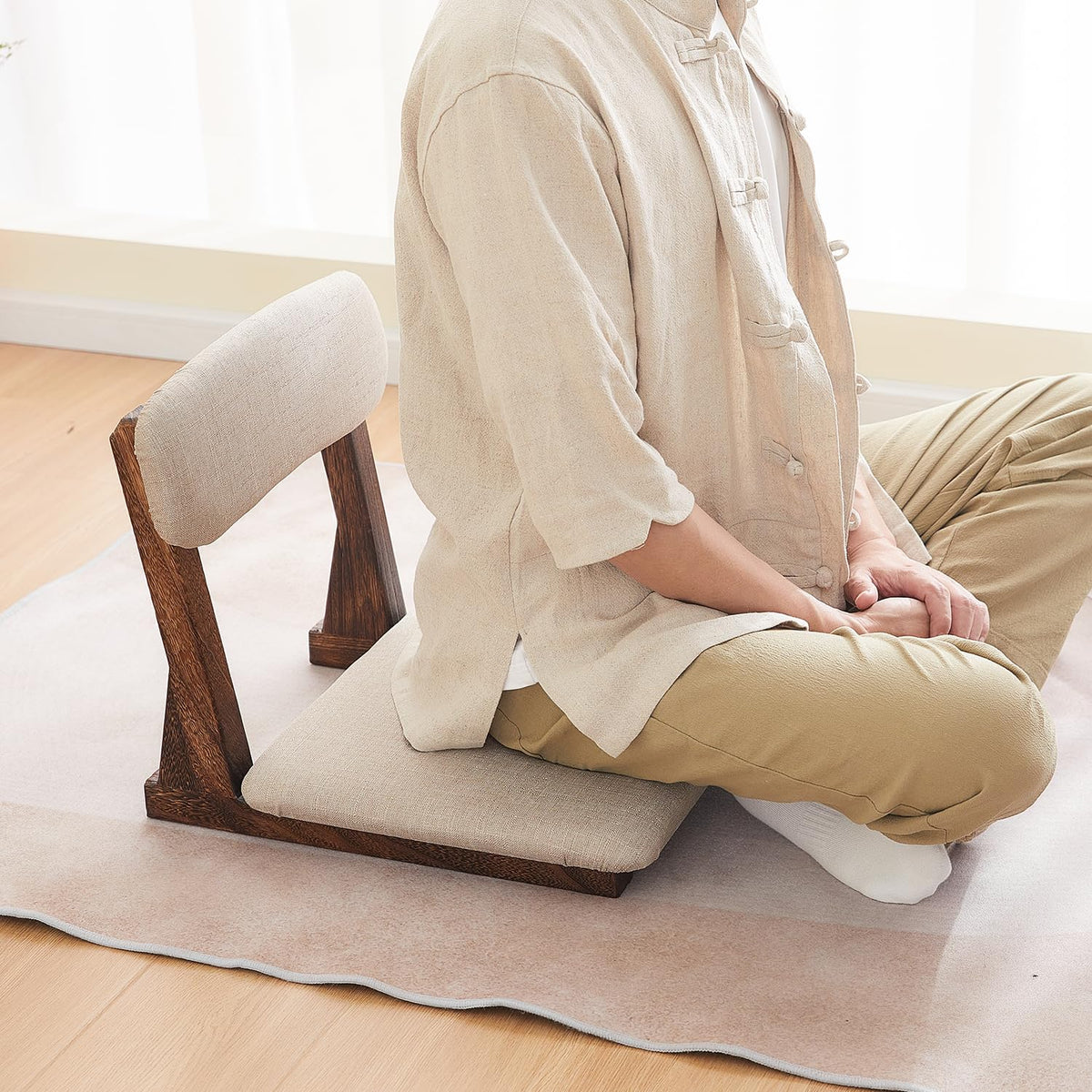GZQWDC compact-floor-chair saves space in small rooms