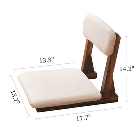GZQWDC japanese-floor-chair padding provides extended floor seating comfort