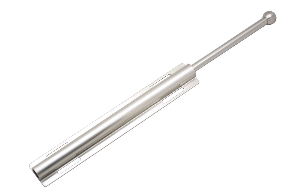 H. Bowes 12-inch valet rod satin nickel for sturdy closet organization.