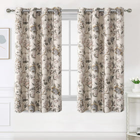 H.VERSAILTEX closeup of antique grommets for easy, durable hanging