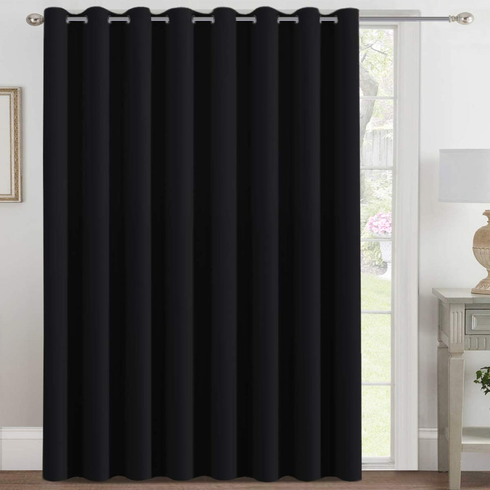 H.VERSAILTEX blackout panel close-up with grommets and fabric texture for privacy