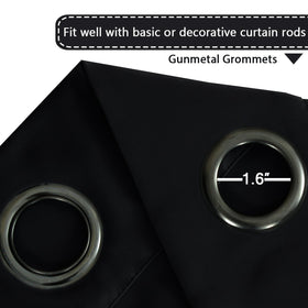 H.VERSAILTEX 100x84 curtain blocks sunlight and UV rays for daytime privacy