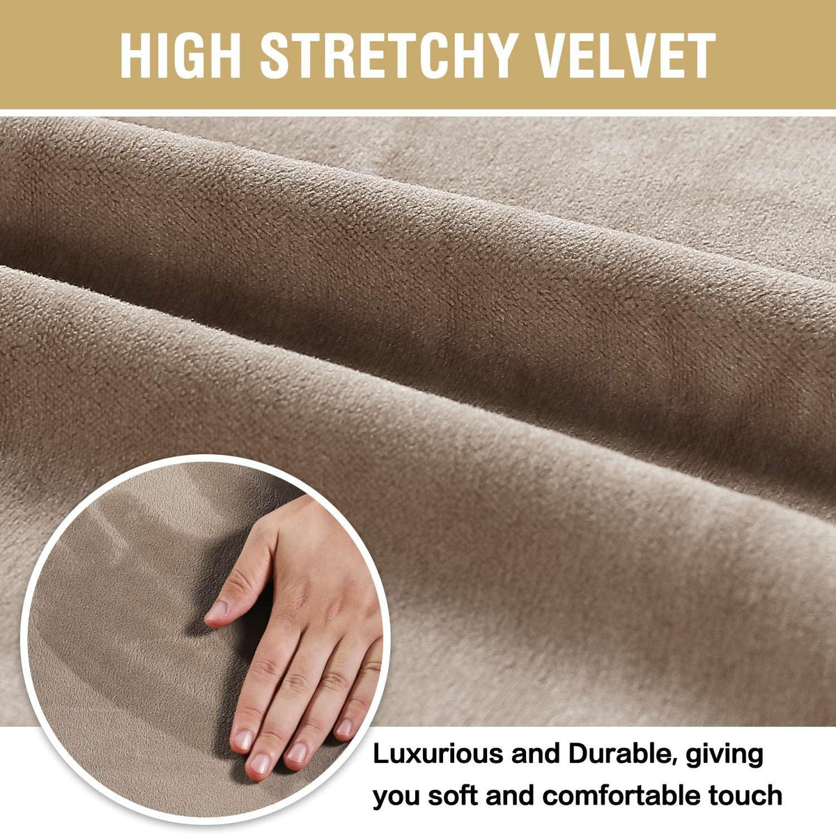H.VERSAILTEX easy-fit cover remains in place on high-back chair