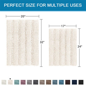 H.VERSAILTEX easy-care machine wash for fresh, hygienic bath mats