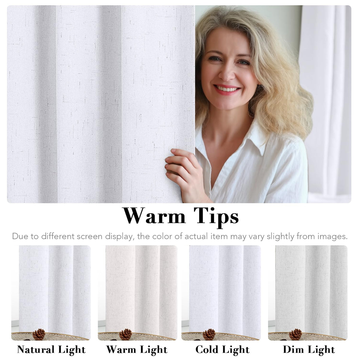 H.VERSAILTEX energy-saving curtains help regulate room temperature.