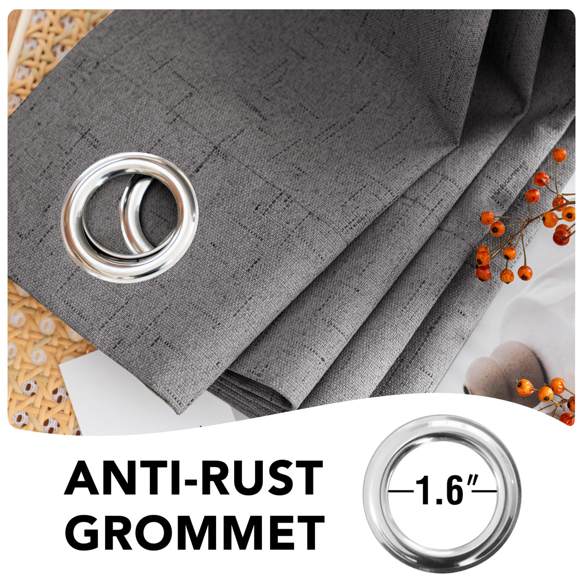 H.VERSAILTEX energy-saving design helps regulate light and temperature in living spaces.