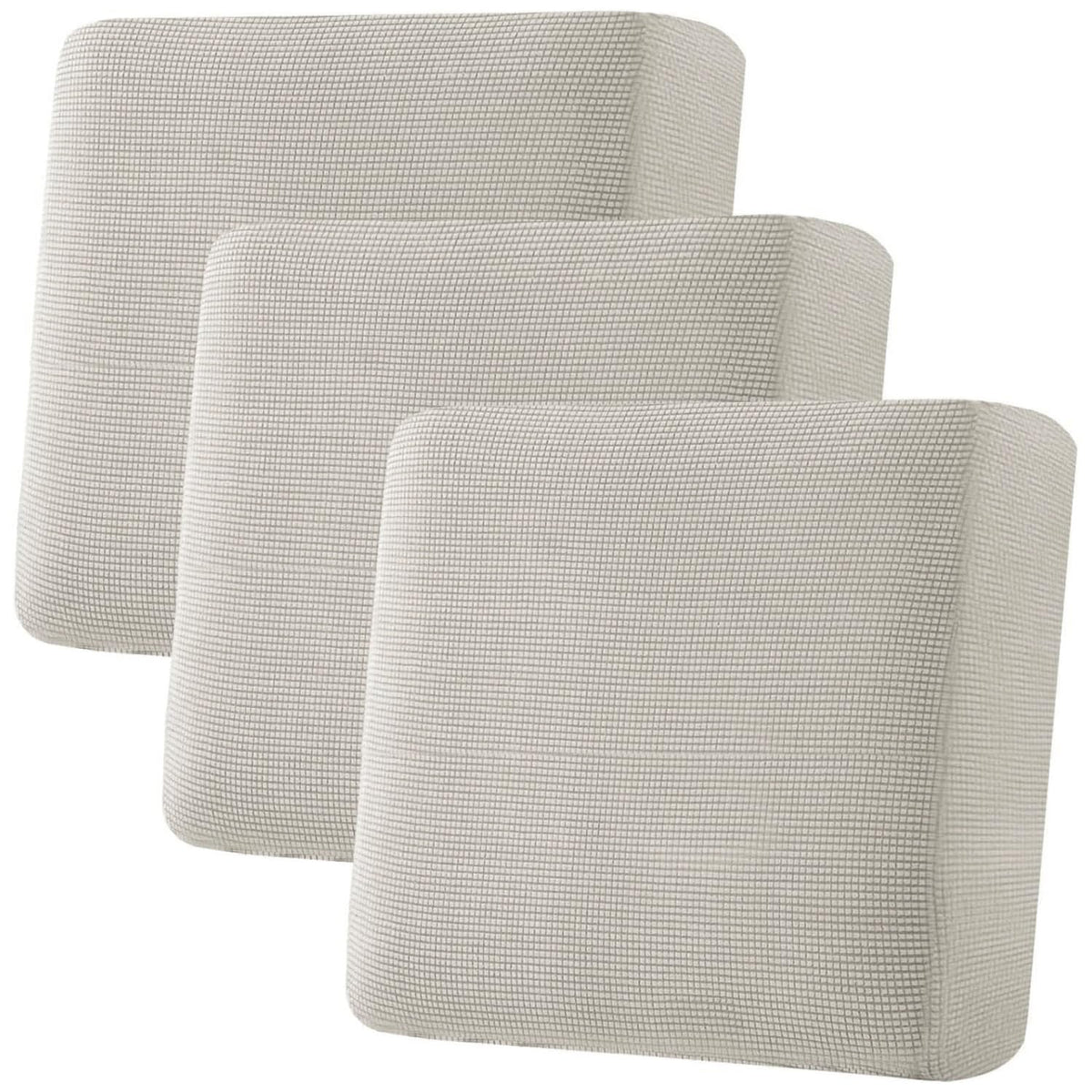 H.VERSAILTEX Island Fossi cushion cover front view shows snug fit for XL cushions.