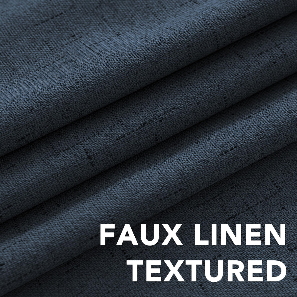 H.VERSAILTEX linen blackout close-up reveals texture and premium feel.