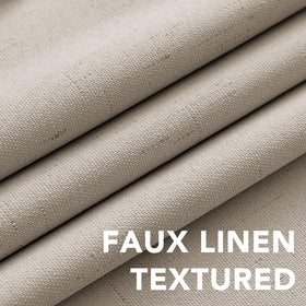 H.VERSAILTEX linen texture closeup showcasing soft drape and wind resistance.