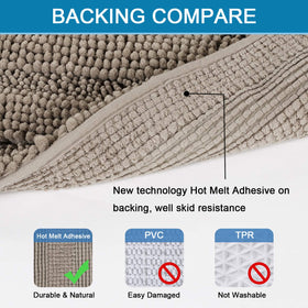 H.VERSAILTEX machine-washable 2-piece set for easy bathroom care.