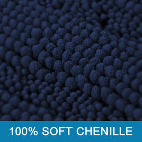 H.VERSAILTEX 2pc chenille rug pair offers plush softness underfoot.