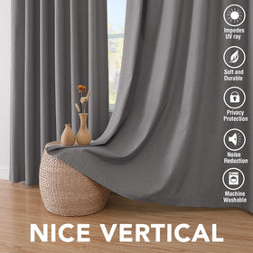 H.VERSAILTEX noise-reducing drape adds calm to busy rooms.